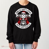 Sons Of Santa Biker Motorcycle Christmas Women's Sweatshirt thumb 0