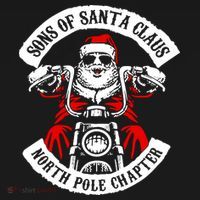 Sons Of Santa Biker Motorcycle Christmas Long Sleeve Shirt thumb 2
