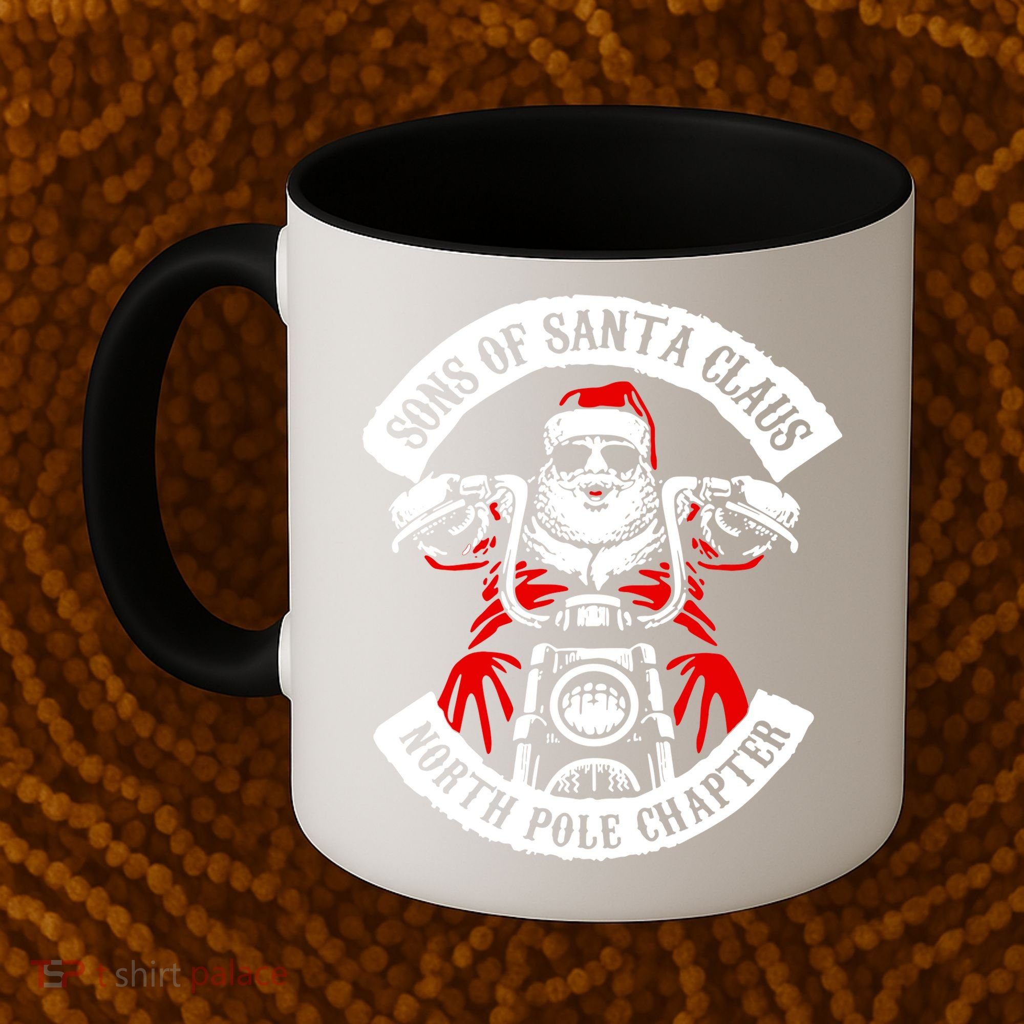 Sons Of Santa Biker Motorcycle Christmas Coffee Mug