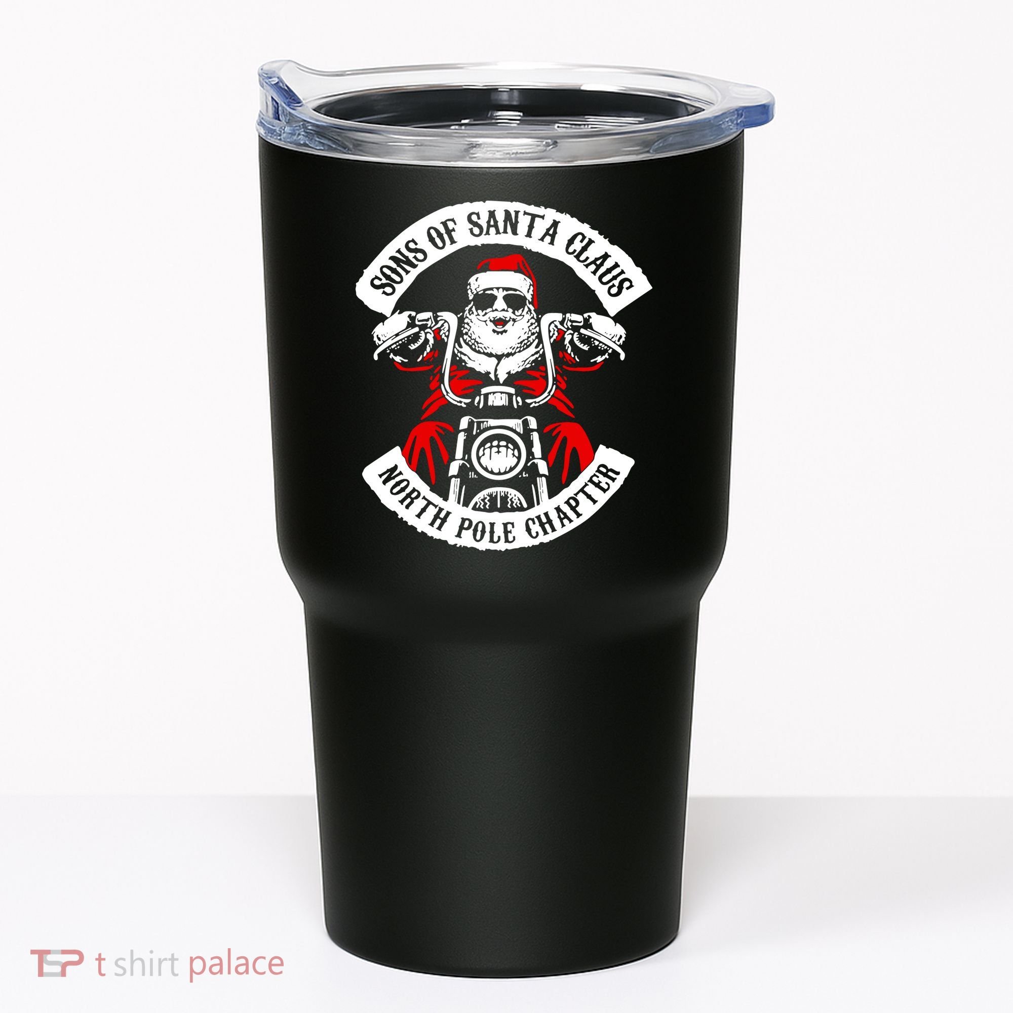 Sons Of Santa Biker Motorcycle Christmas Tumbler
