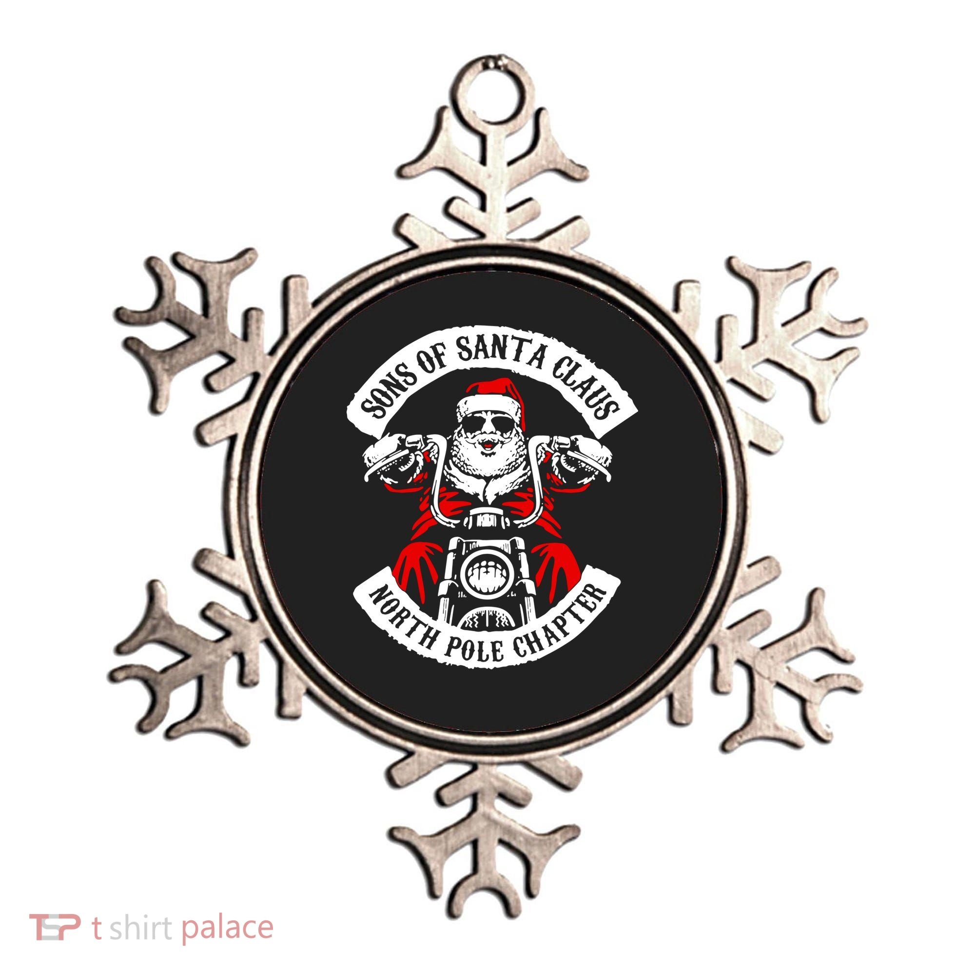 Sons Of Santa Biker Motorcycle Christmas Ornament