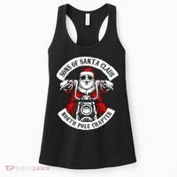 Sons Of Santa Biker Motorcycle Christmas Women's Tank Top thumb 0