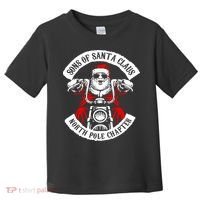 Sons Of Santa Biker Motorcycle Christmas Toddler T-Shirt thumb 0