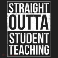 Straight Outta Student Teaching Funny Gift Hat thumb 2