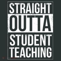 Straight Outta Student Teaching Funny Gift Sweatshirt thumb 2