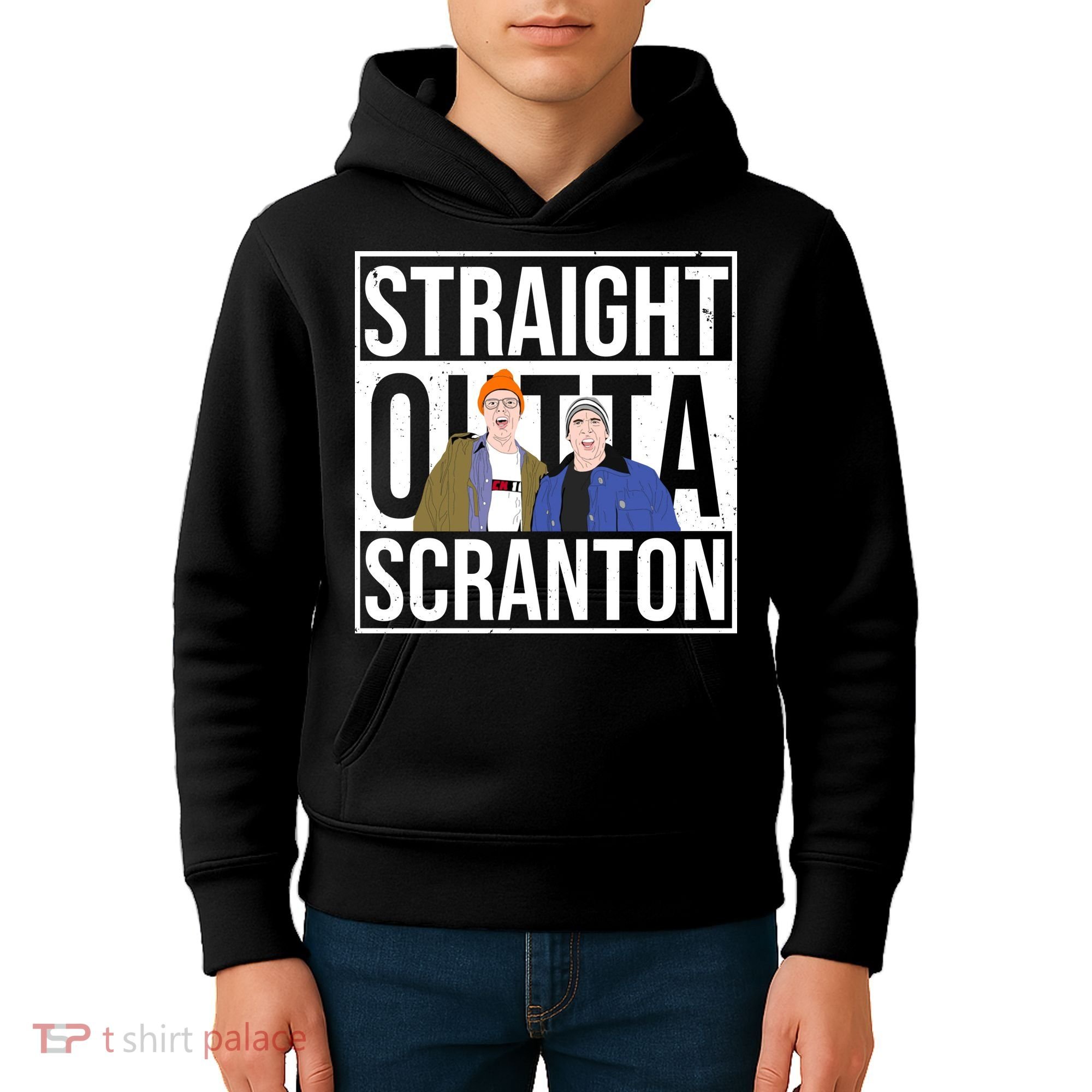 Straight Outta Scranton Kids Hoodie