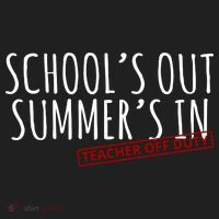 Schools Out Summers In Teacher Off Duty Women's Sweatshirt thumb 2