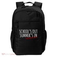 Schools Out Summers In Teacher Off Duty Backpack thumb 0