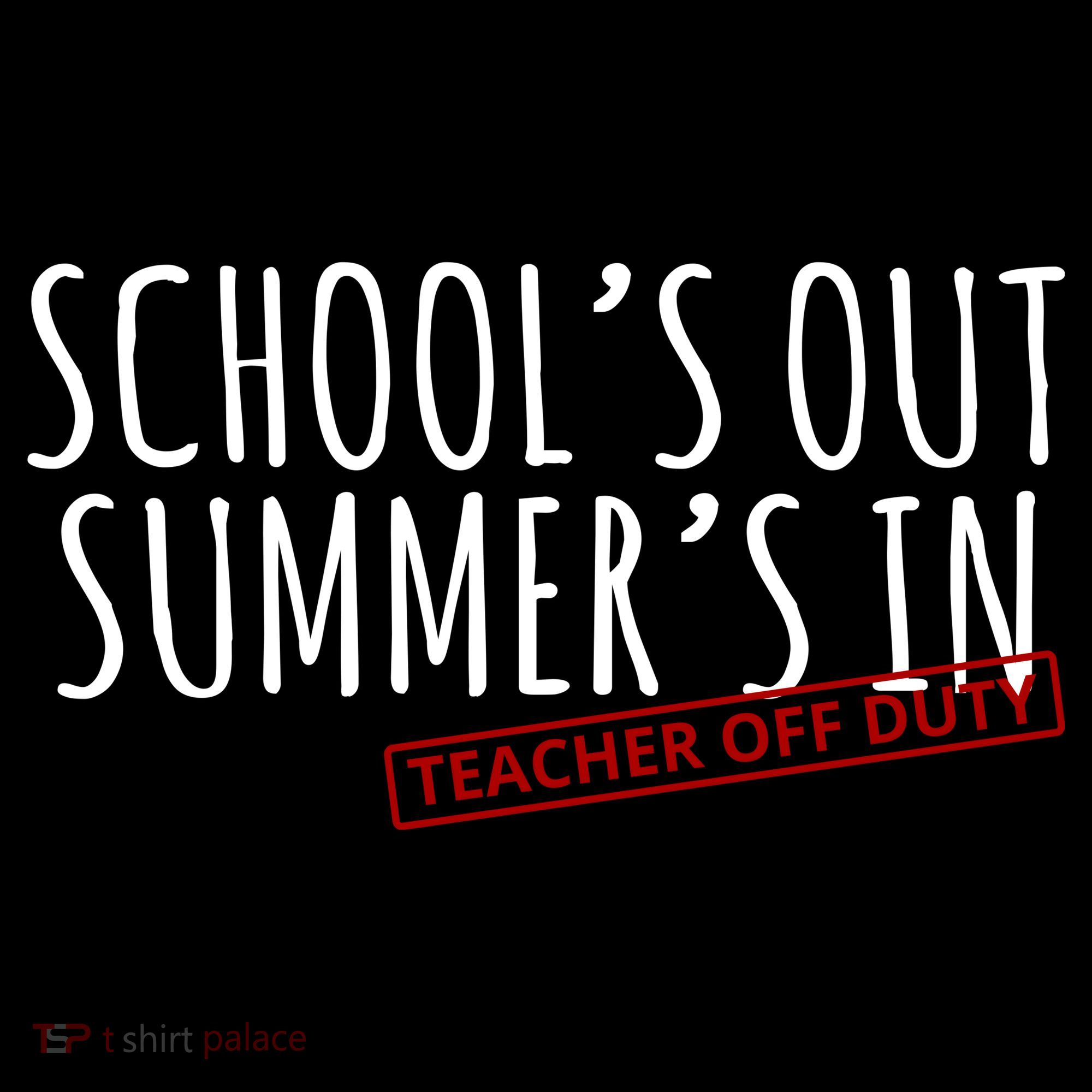 Schools Out Summers In Teacher Off Duty Backpack