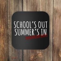 Schools Out Summers In Teacher Off Duty Coaster thumb 0