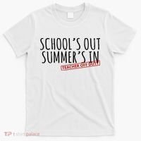 Schools Out Summers In Teacher Off Duty T-Shirt thumb 0
