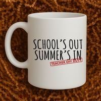 Schools Out Summers In Teacher Off Duty Coffee Mug thumb 2