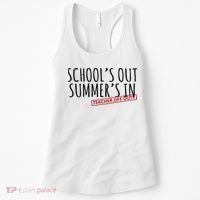 Schools Out Summers In Teacher Off Duty Women's Tank Top thumb 0