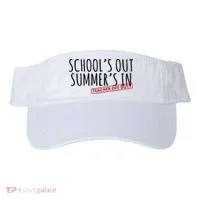 Schools Out Summers In Teacher Off Duty Visor thumb 0