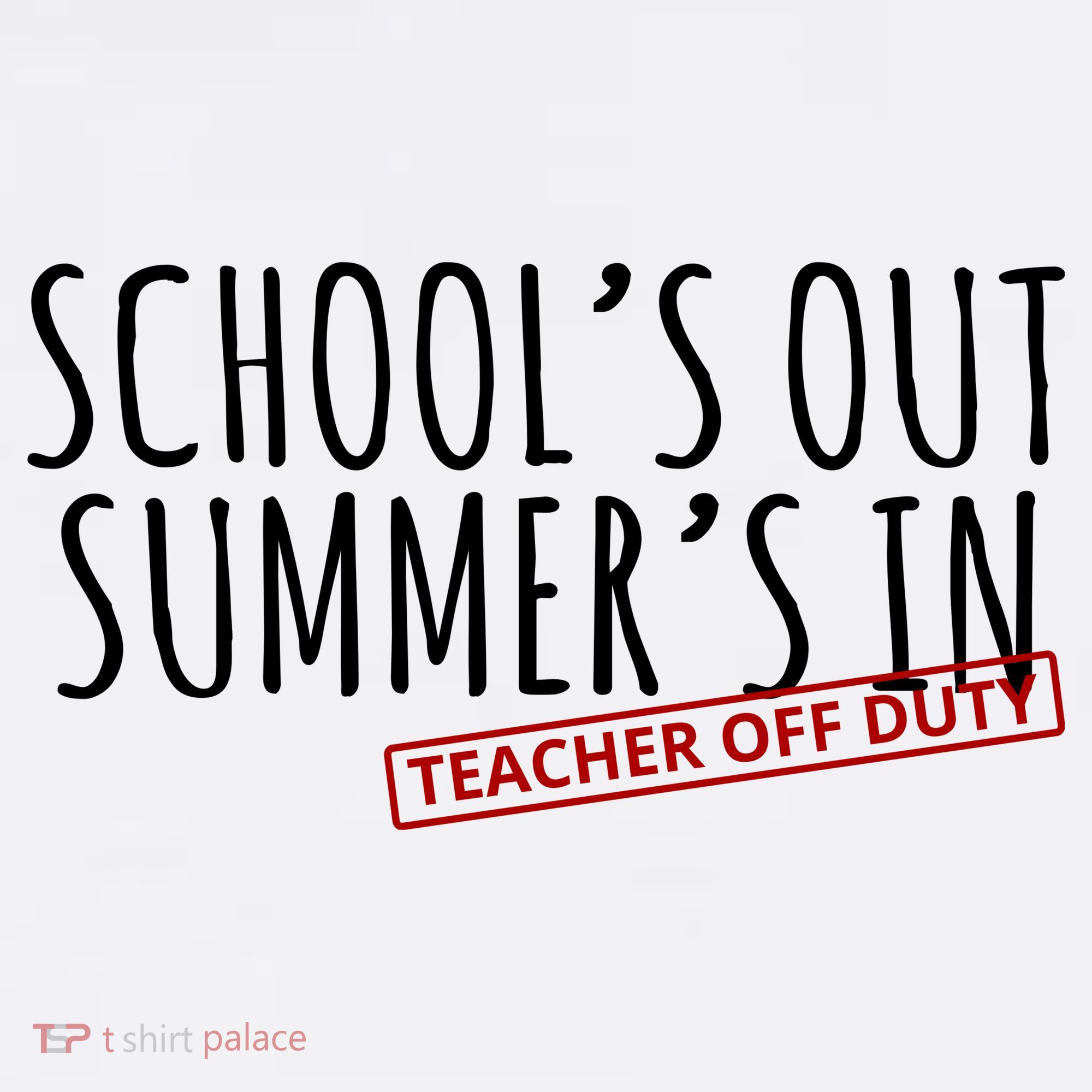 Schools Out Summers In Teacher Off Duty Visor