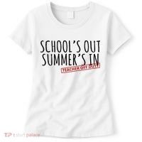 Schools Out Summers In Teacher Off Duty Women's T-Shirt thumb 0