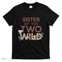 Sister of The Two Wild Animal Safari 2nd Birthday Theme T-Shirt thumb 0