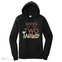 Sister of The Two Wild Animal Safari 2nd Birthday Theme Women's Hoodie thumb 0