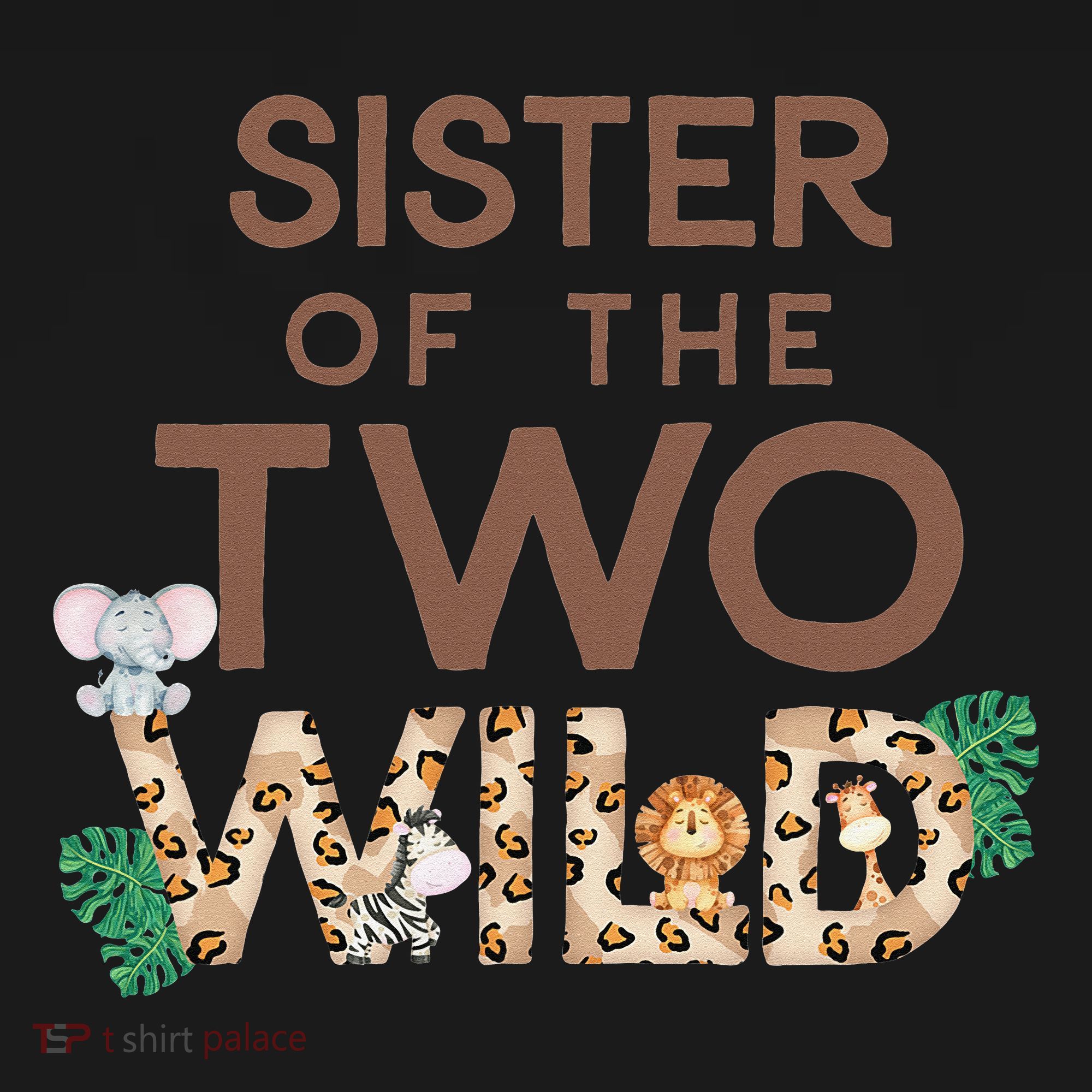 Sister of The Two Wild Animal Safari 2nd Birthday Theme Women's Tank Top