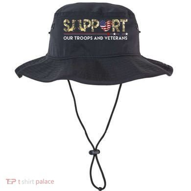 Support Our Troops VeteranS Day Support Our Troops Bucket Hat