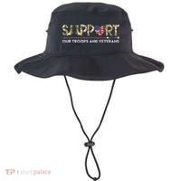 Support Our Troops VeteranS Day Support Our Troops Bucket Hat thumb 0