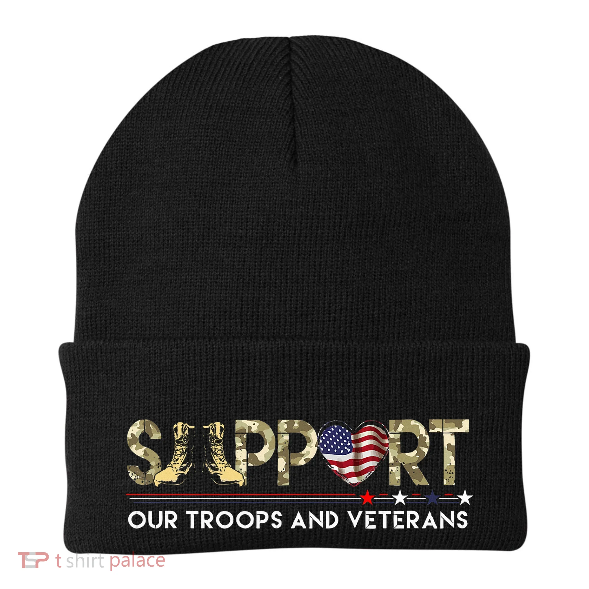 Support Our Troops VeteranS Day Support Our Troops Beanie