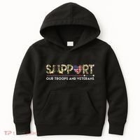 Support Our Troops VeteranS Day Support Our Troops Kids Hoodie thumb 0