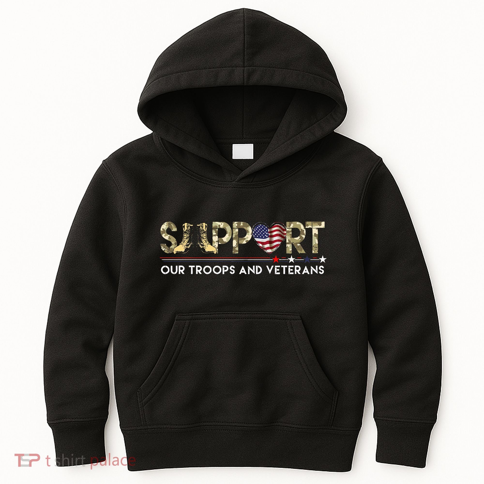 Support Our Troops VeteranS Day Support Our Troops Kids Hoodie