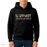 Support Our Troops VeteranS Day Support Our Troops Kids Hoodie thumb 4