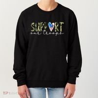 Support Our Trooper Usa Heart Women's Sweatshirt thumb 0