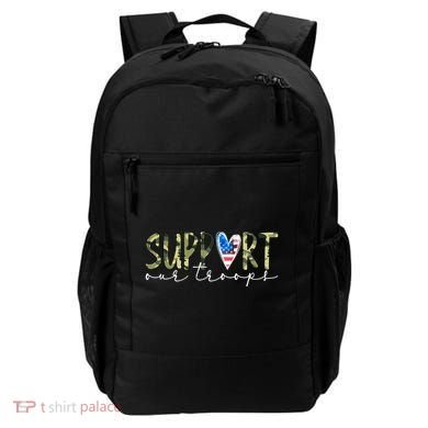 Support Our Trooper Usa Heart Backpack