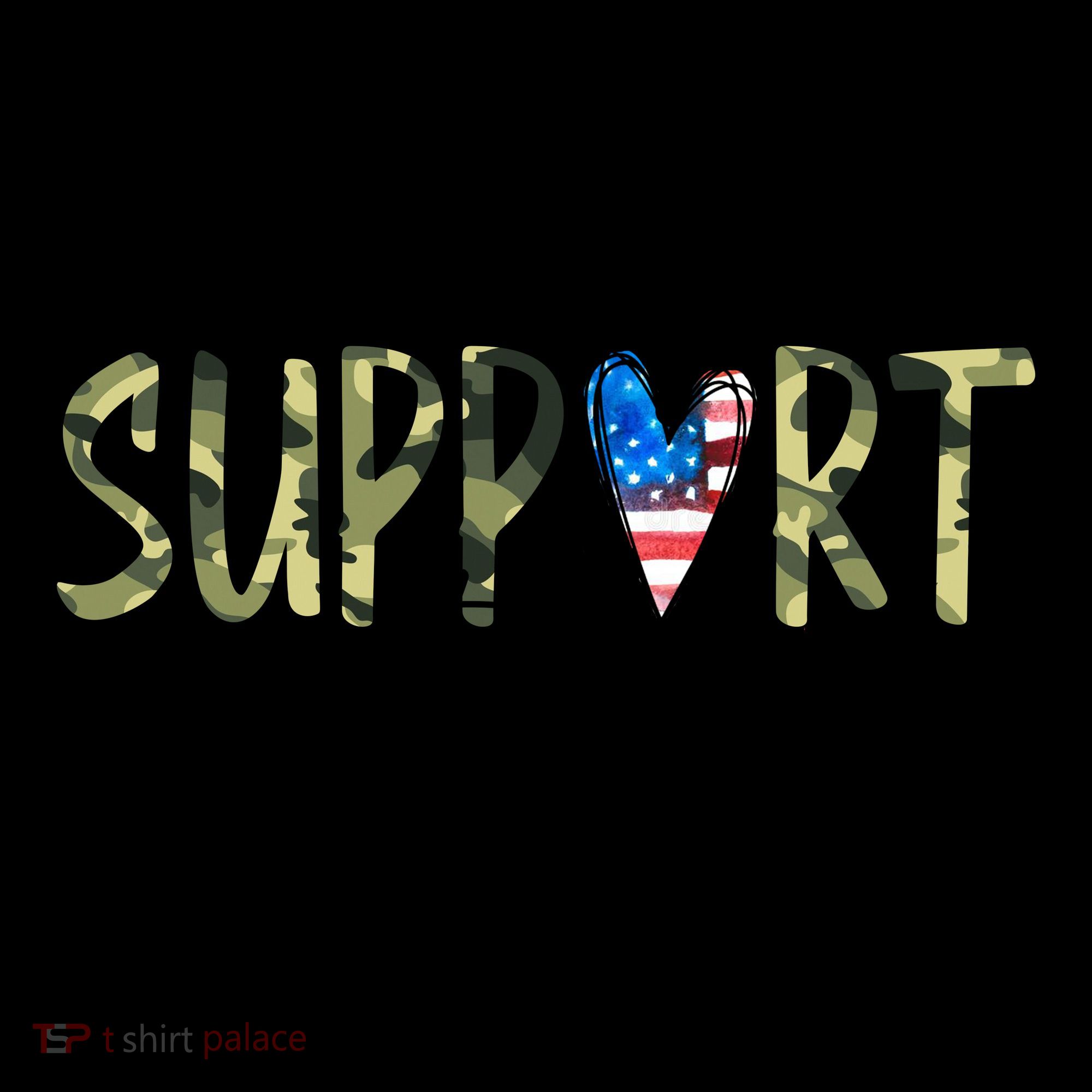 Support Our Trooper Usa Heart Coffee Mug