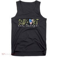 Support Our Trooper Usa Heart Tank Top thumb 0