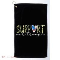 Support Our Trooper Usa Heart Golf Towel thumb 0