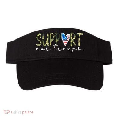 Support Our Trooper Usa Heart Visor