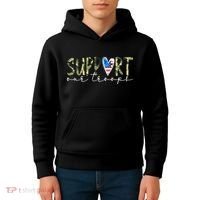 Support Our Trooper Usa Heart Kids Hoodie thumb 4