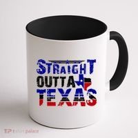 Straight Outta Texas Logo Coffee Mug thumb 1