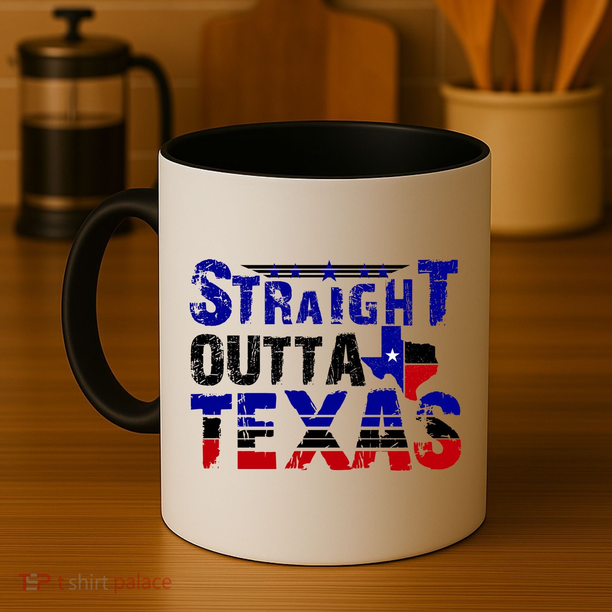 Straight Outta Texas Logo Coffee Mug