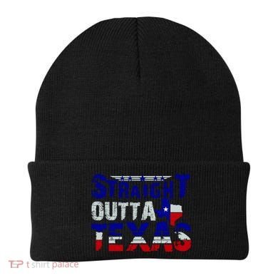 Straight Outta Texas Logo Beanie