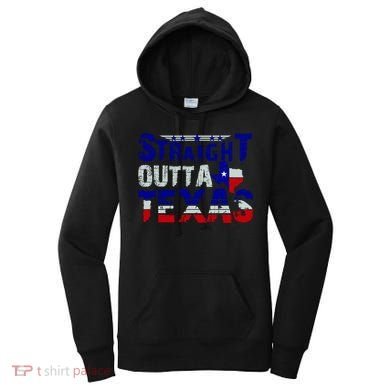 Straight Outta Texas Logo Women's Hoodie