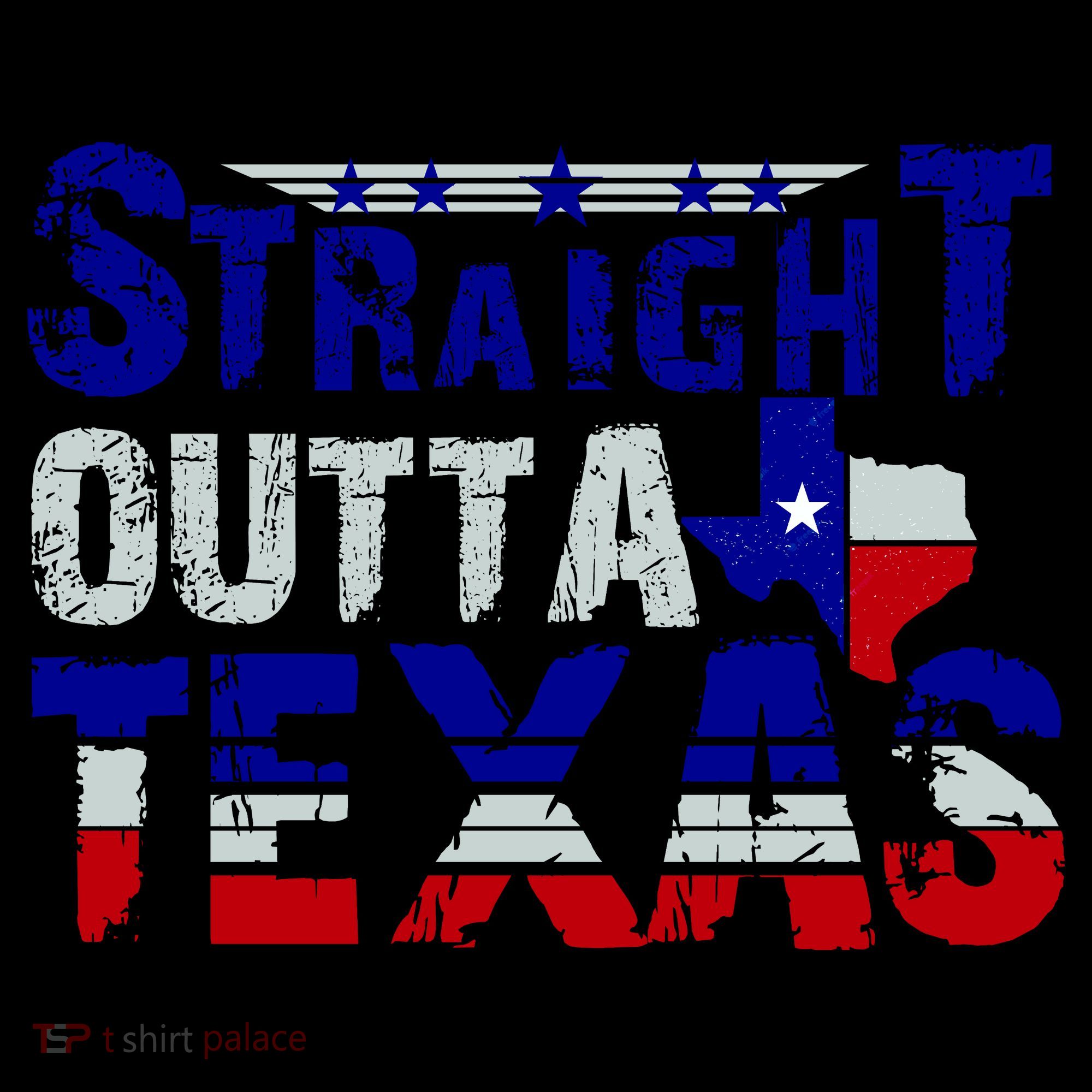 Straight Outta Texas Logo Women's Hoodie