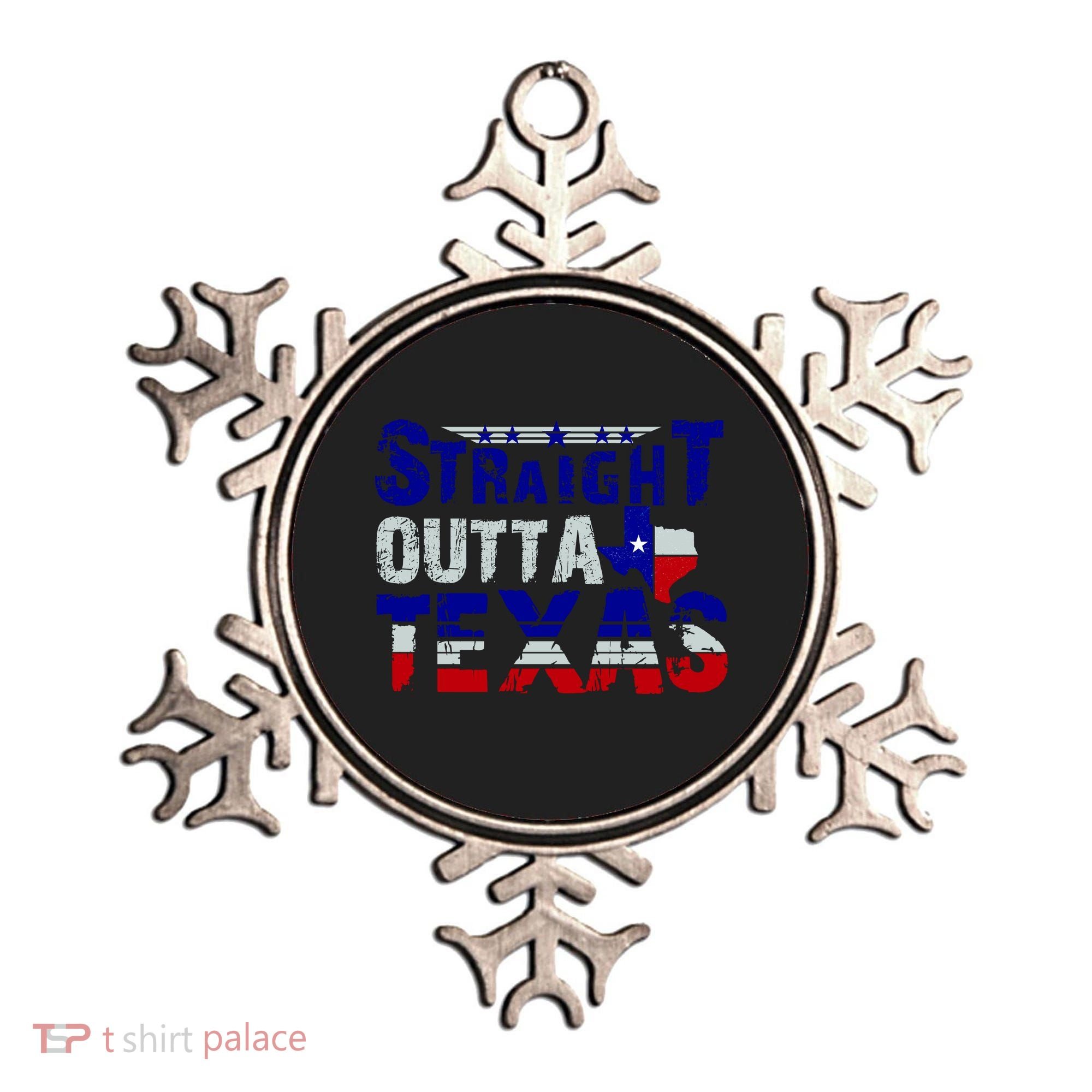 Straight Outta Texas Logo Ornament