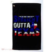 Straight Outta Texas Logo Golf Towel thumb 0