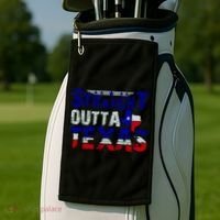 Straight Outta Texas Logo Golf Towel thumb 2
