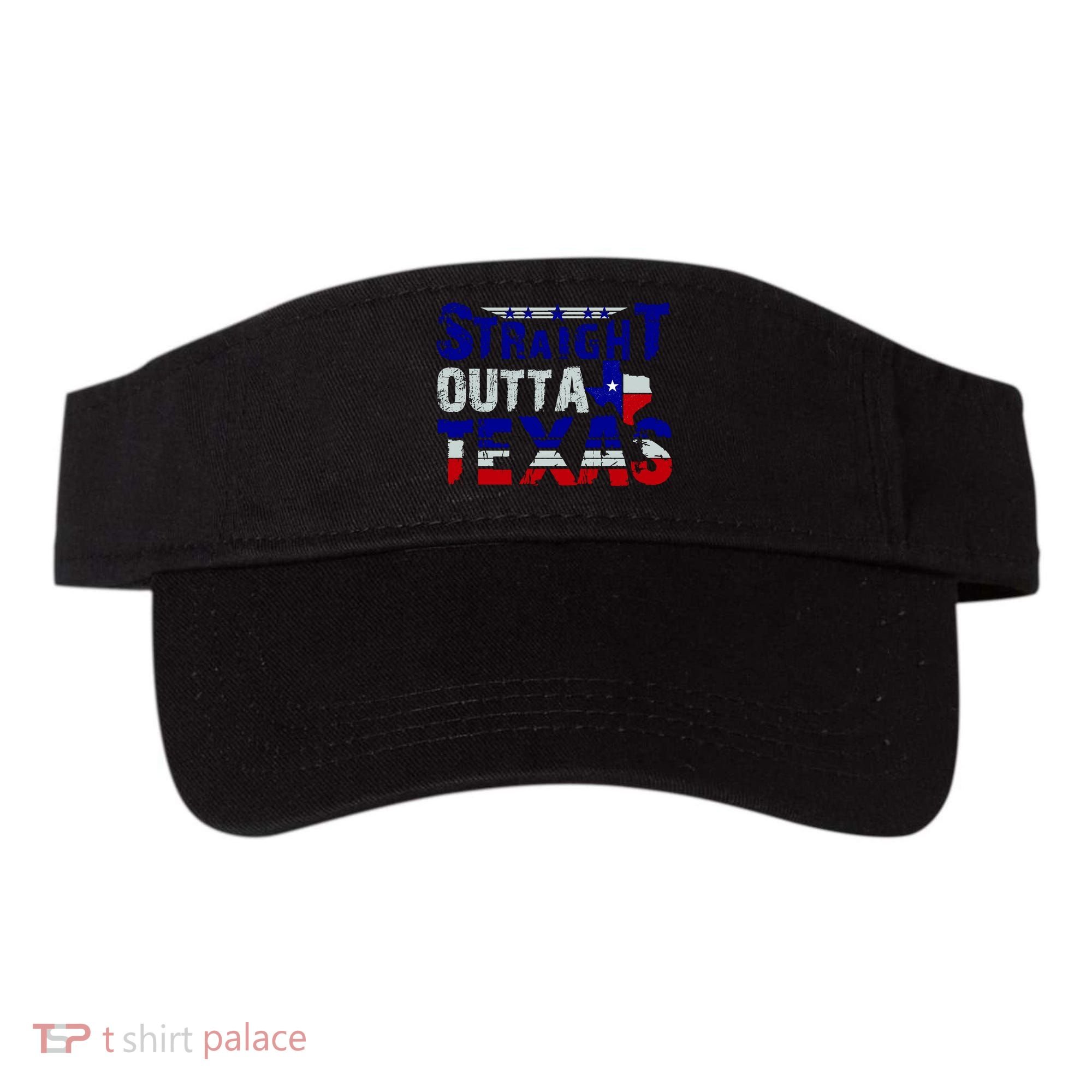 Straight Outta Texas Logo Visor