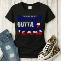 Straight Outta Texas Logo Women's T-Shirt thumb 3