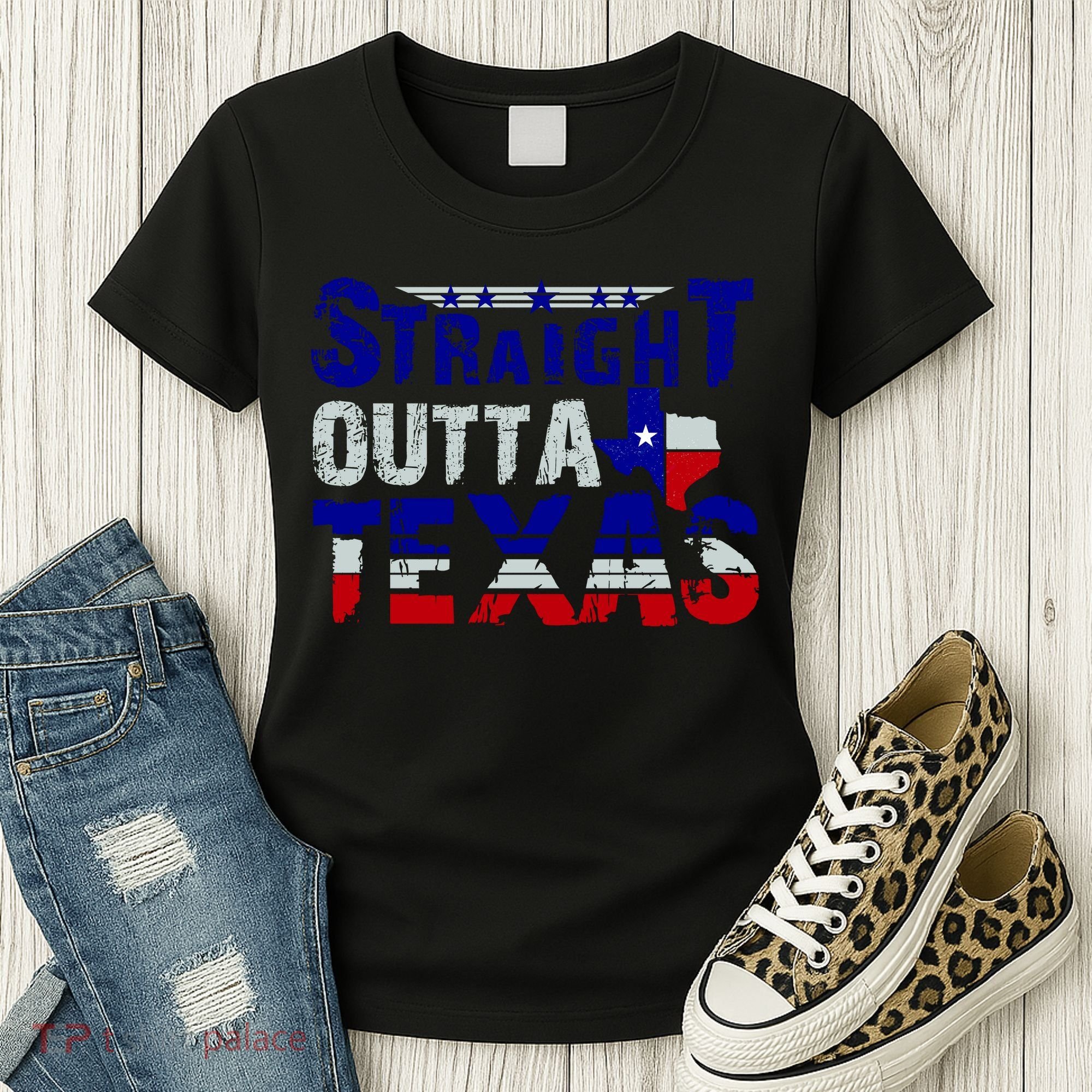 Straight Outta Texas Logo Women's T-Shirt