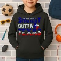 Straight Outta Texas Logo Kids Hoodie thumb 2