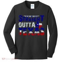 Straight Outta Texas Logo Kids Long Sleeve Shirt thumb 0