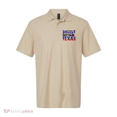Straight Outta Texas Logo Polo